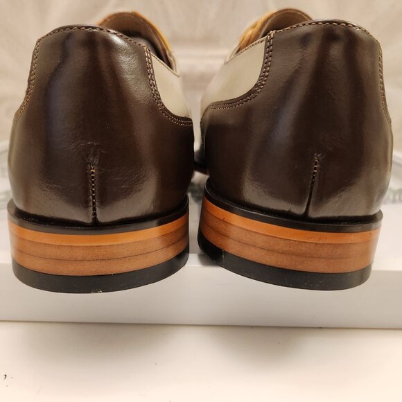 Stacy Adams Plaza Olive Multi Cap Toe Oxfords. NIB. Size 10 main image 4